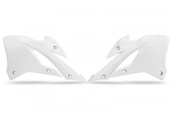 Radiator Covers white for Kawasaki KX 85 (2022-26) - KX 112 (2022-26)